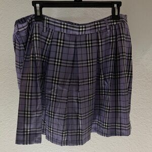 Plaid Purple Women's Skirt/ Hot topic